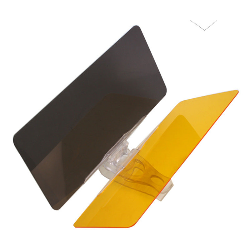 Visor antideslumbre 2 en 1 con lámina tintada y lámina amarilla